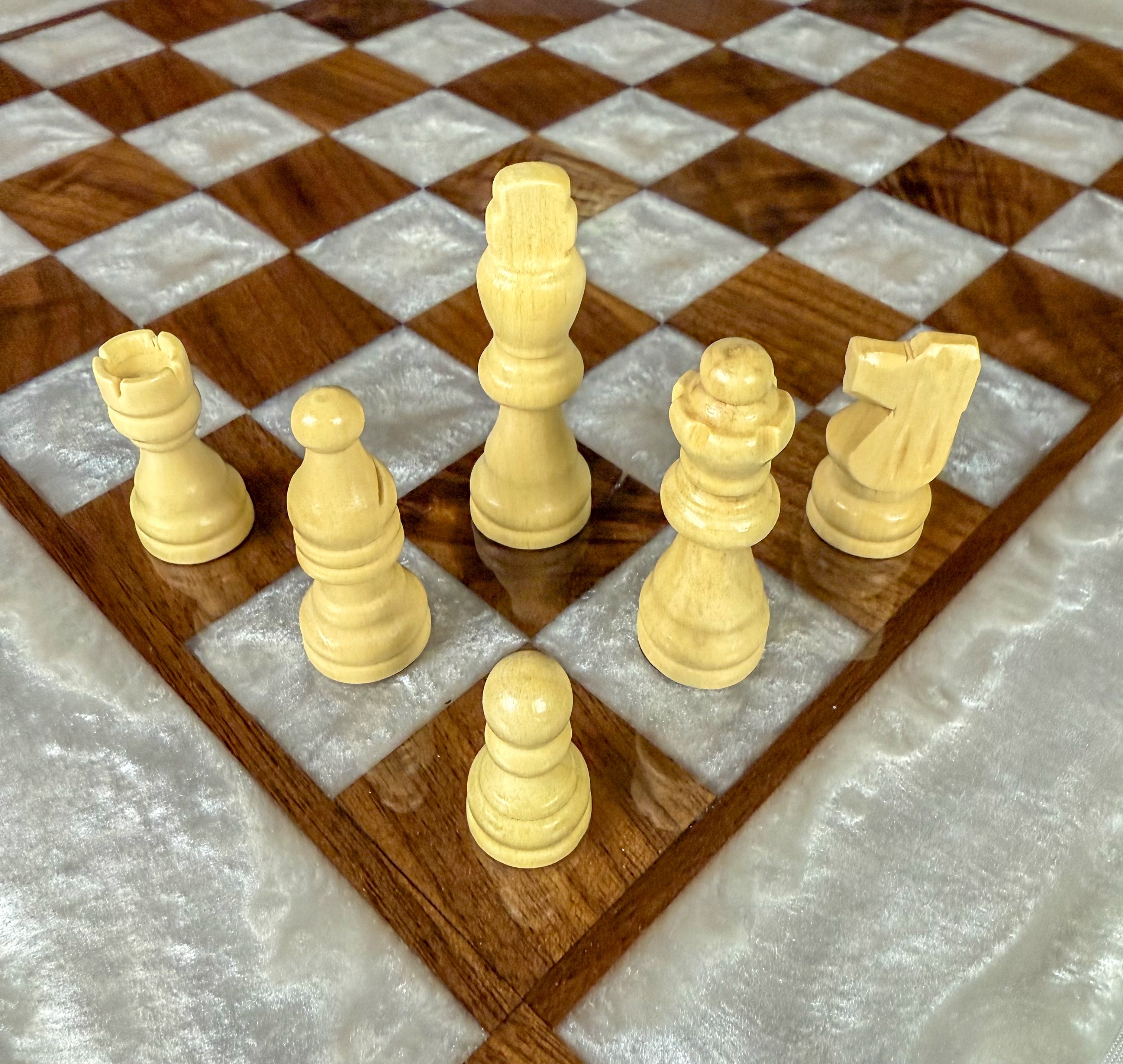 Raging Rose Cherry Chess Board