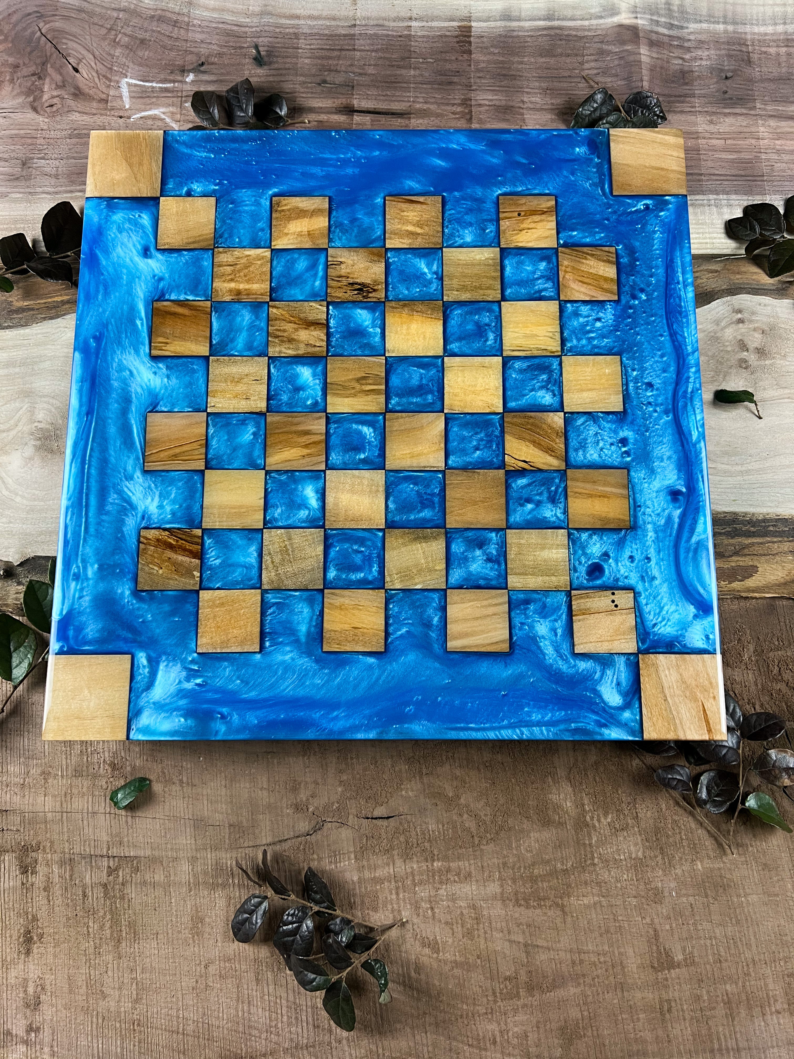 Wood Resin Chess Set
