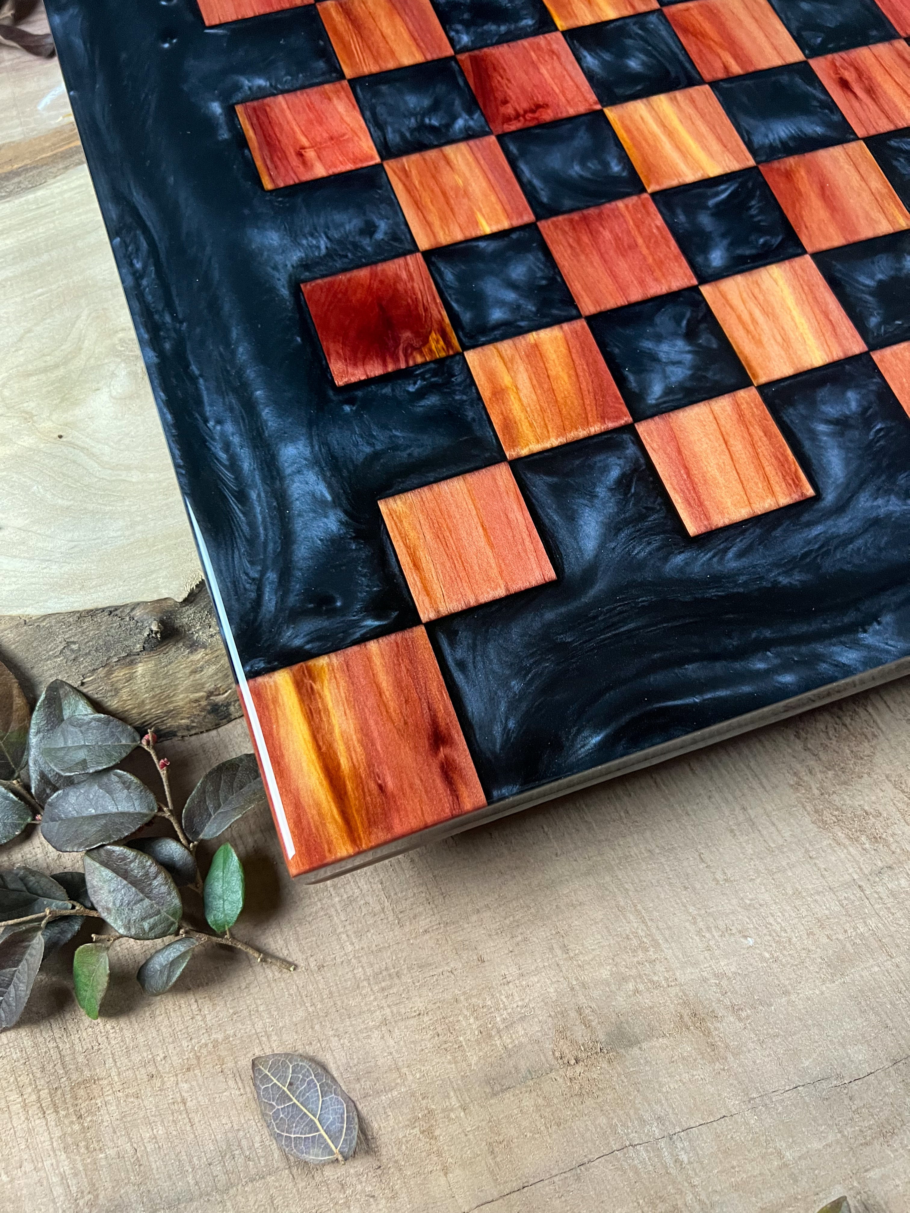 Aromatic Cedar Black Onyx Chess Board